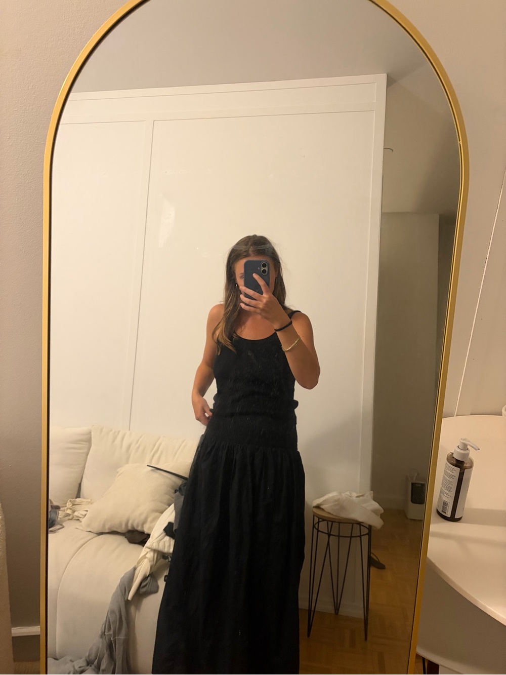 Women’s Black Maxi Tank Dress